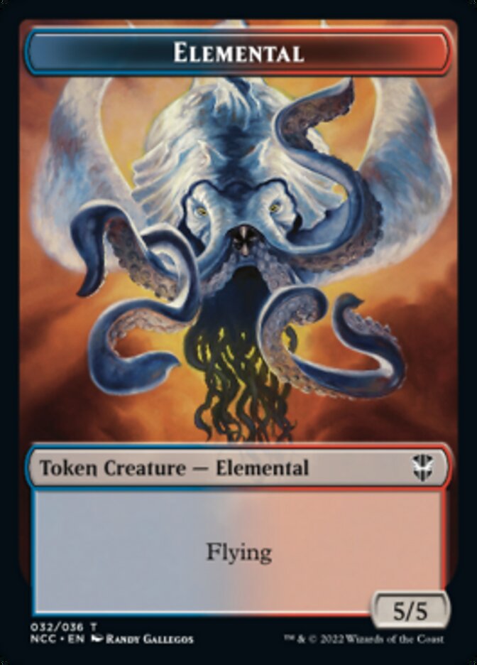 Elemental (032) // Rogue Double-Sided Token [Streets of New Capenna Commander Tokens] | Jomio and Rueliete's Cards and Comics