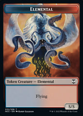 Elemental (032) // Rogue Double-Sided Token [Streets of New Capenna Commander Tokens] | Jomio and Rueliete's Cards and Comics