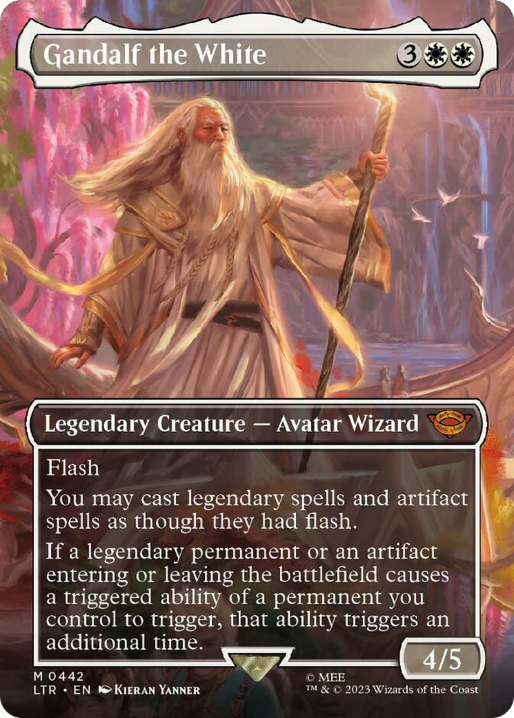 Gandalf the White (Borderless Alternate Art) [The Lord of the Rings: Tales of Middle-Earth] | Jomio and Rueliete's Cards and Comics