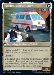 Ratchet, Field Medic // Ratchet, Rescue Racer [Transformers] | Jomio and Rueliete's Cards and Comics