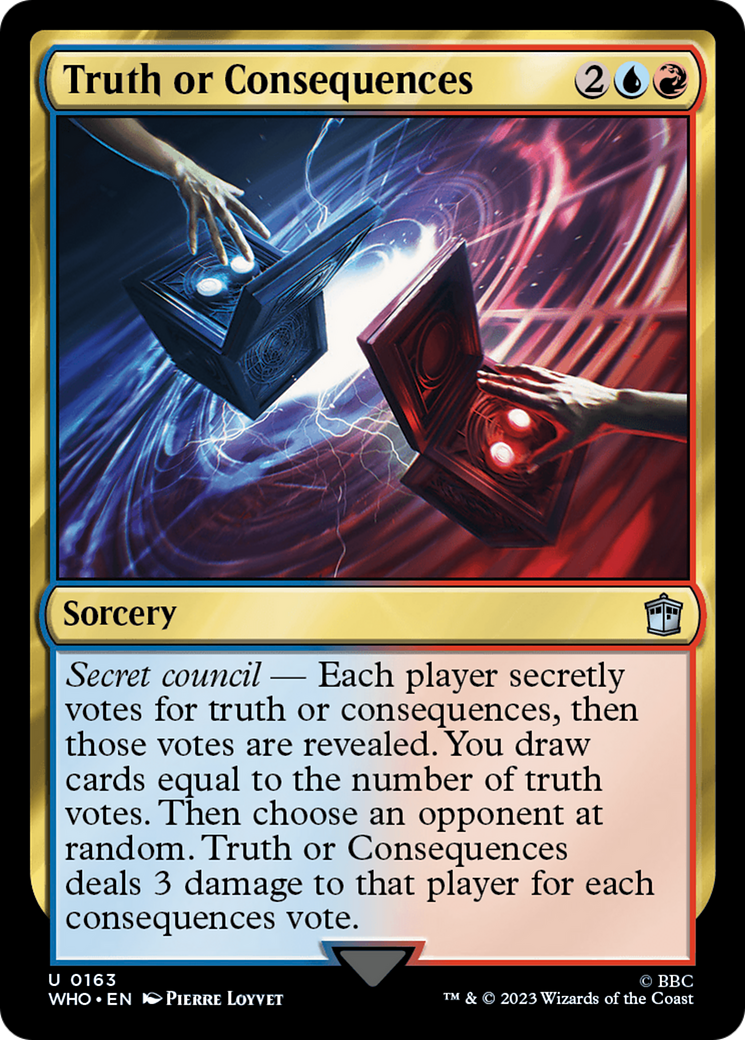 Truth or Consequences [Doctor Who] | Jomio and Rueliete's Cards and Comics