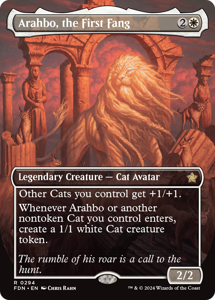 Arahbo, the First Fang (Borderless) [Foundations] | Jomio and Rueliete's Cards and Comics