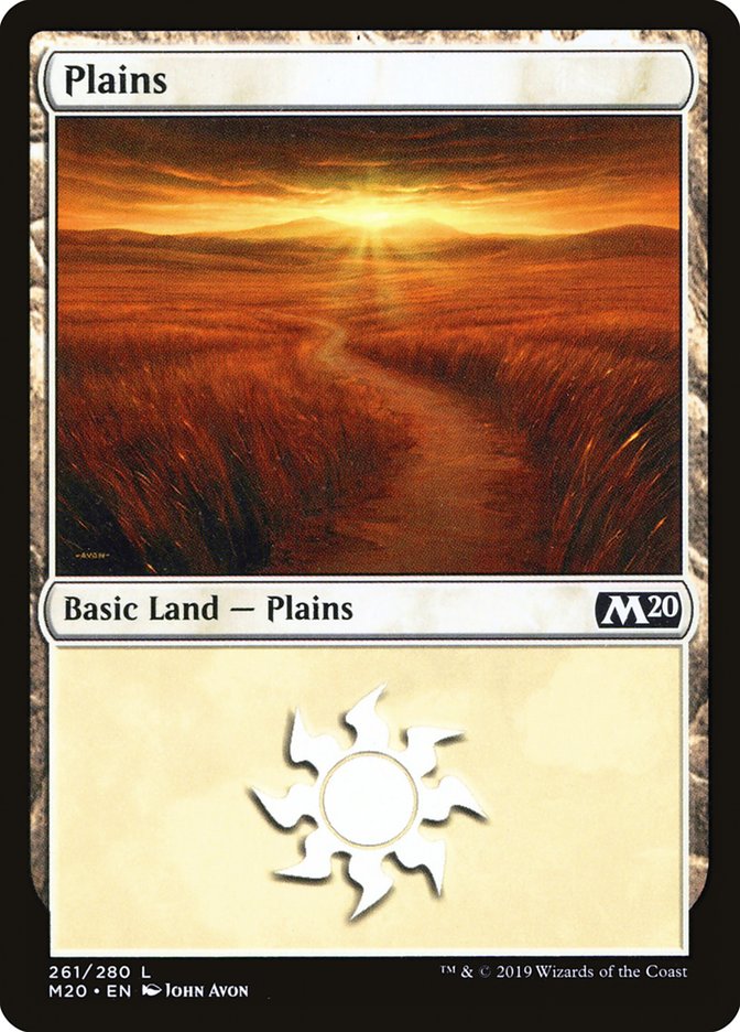 Plains (261) [Core Set 2020] | Jomio and Rueliete's Cards and Comics