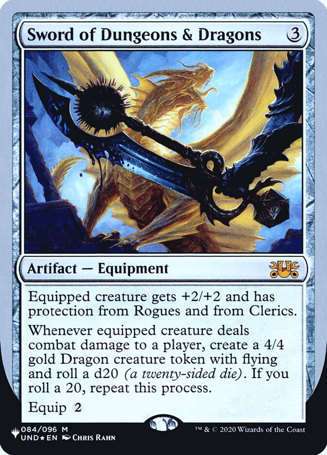 Sword of Dungeons & Dragons (Unfinity Foil Edition) [The List] | Jomio and Rueliete's Cards and Comics