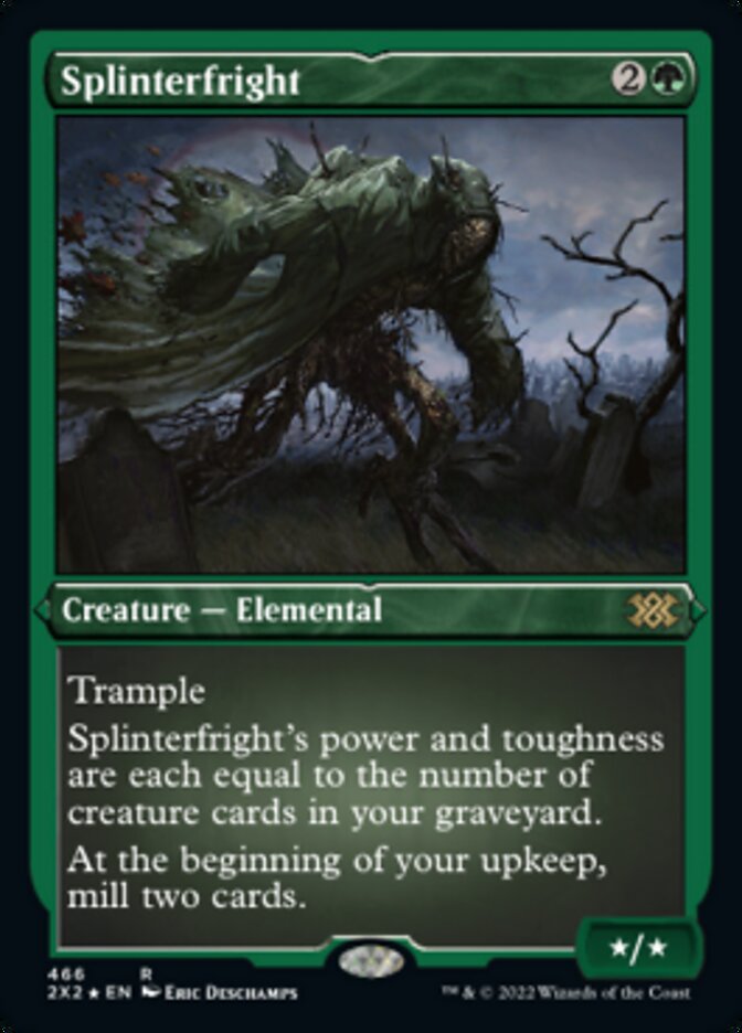 Splinterfright (Foil Etched) [Double Masters 2022] | Jomio and Rueliete's Cards and Comics