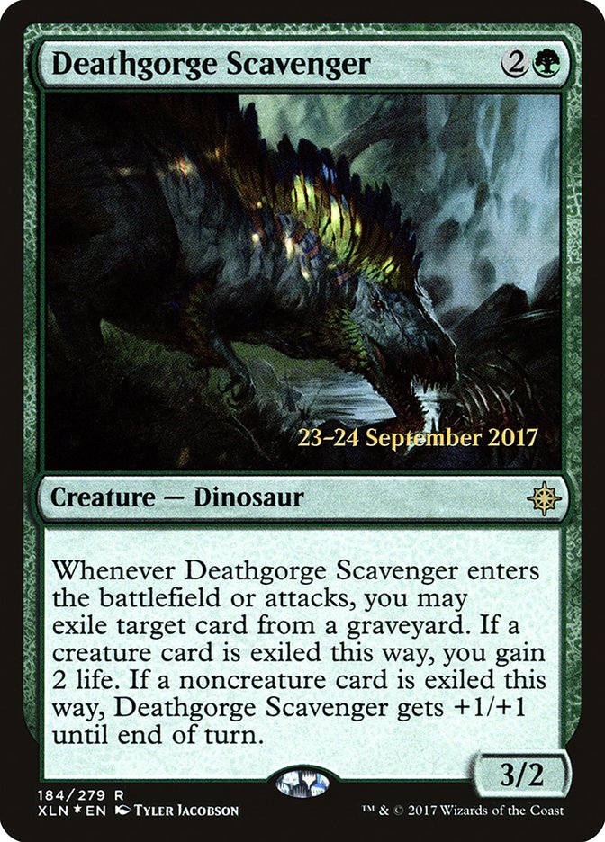Deathgorge Scavenger [Ixalan Prerelease Promos] | Jomio and Rueliete's Cards and Comics