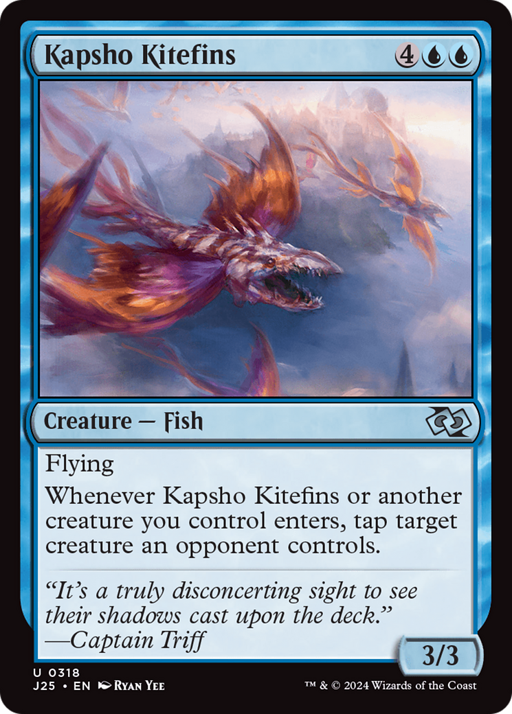 Kapsho Kitefins [Foundations Jumpstart] | Jomio and Rueliete's Cards and Comics