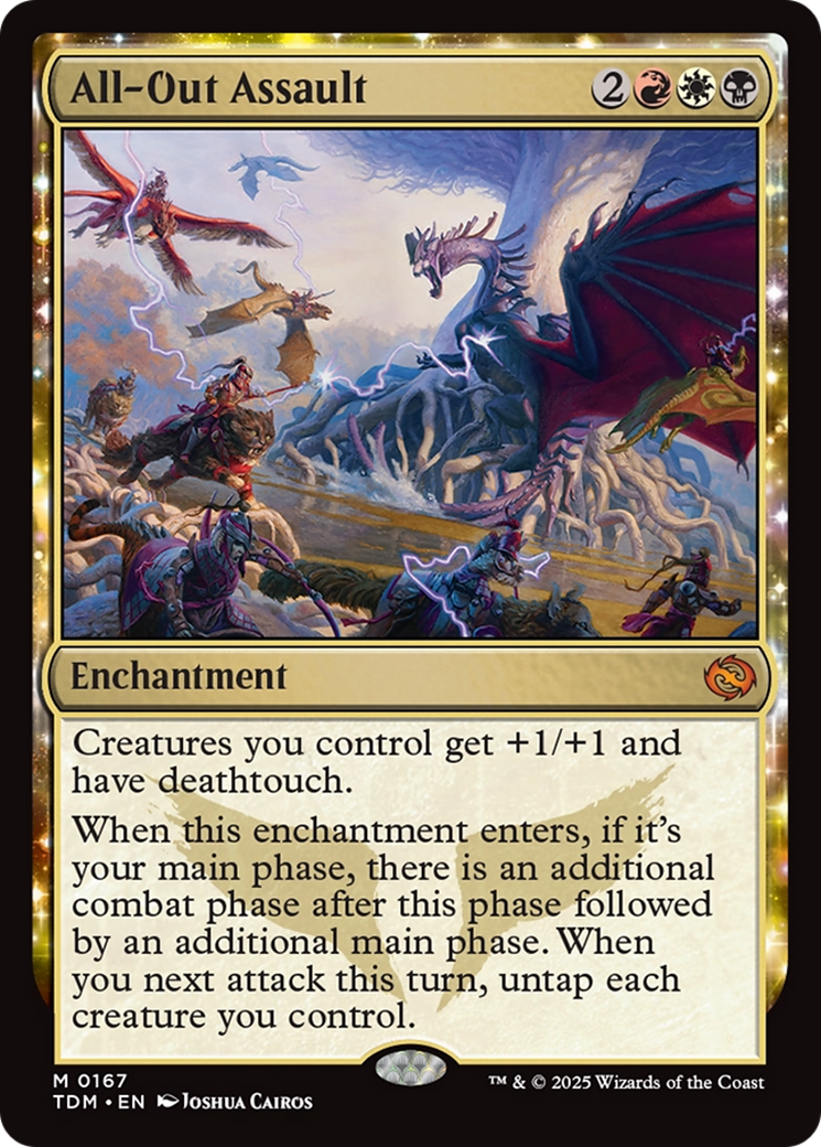 All-Out Assault [Tarkir: Dragonstorm] | Jomio and Rueliete's Cards and Comics
