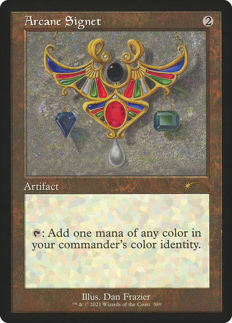 Arcane Signet (Retro) [Secret Lair Drop Promos] | Jomio and Rueliete's Cards and Comics