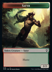 Satyr // Beast Double-Sided Token [Commander Legends: Battle for Baldur's Gate Tokens] | Jomio and Rueliete's Cards and Comics