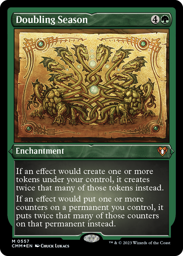 Doubling Season (Foil Etched) [Commander Masters] | Jomio and Rueliete's Cards and Comics
