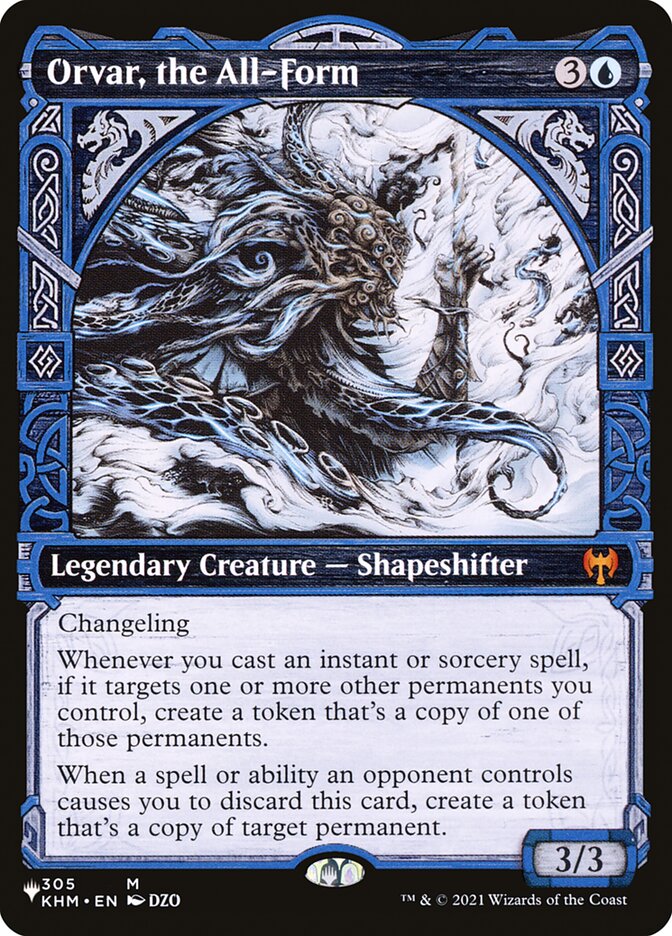 Orvar, the All-Form (Showcase) [The List] | Jomio and Rueliete's Cards and Comics