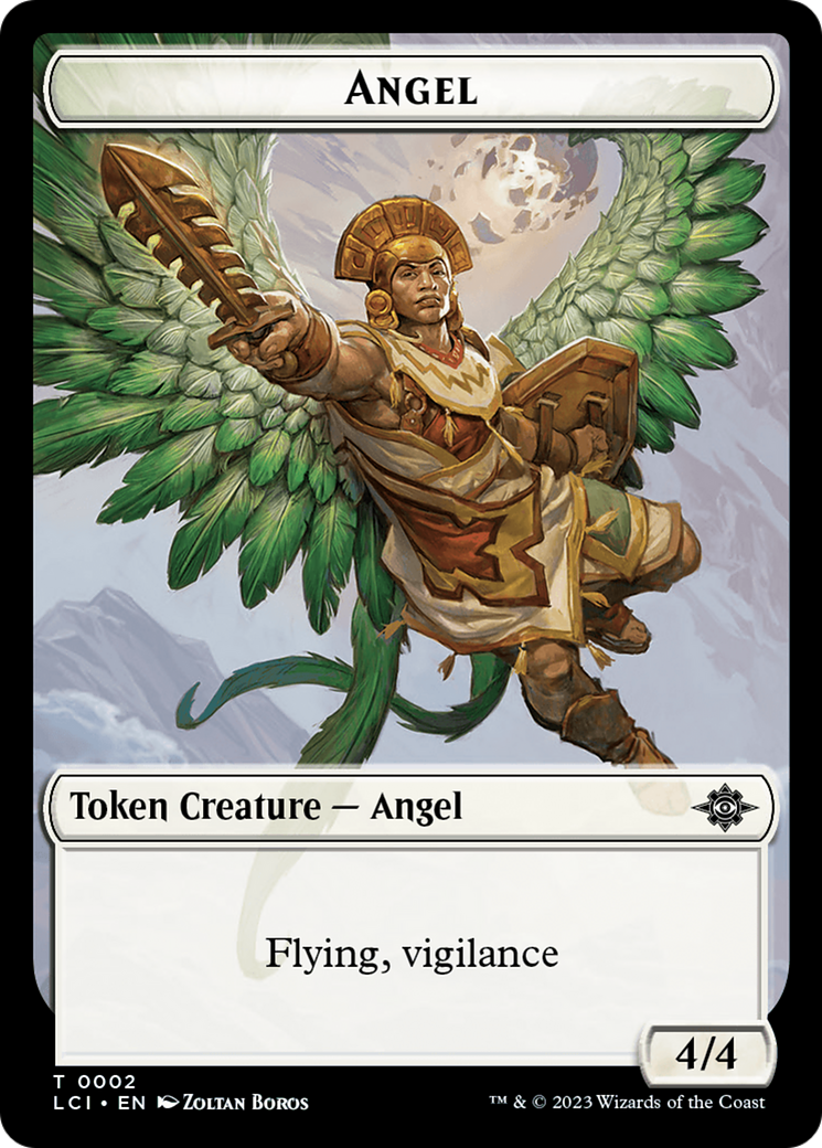 Gnome // Angel Double-Sided Token [The Lost Caverns of Ixalan Tokens] | Jomio and Rueliete's Cards and Comics