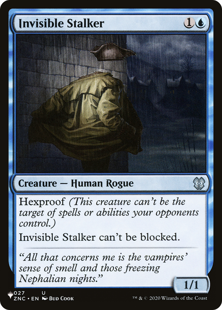 Invisible Stalker (ZNC) [The List] | Jomio and Rueliete's Cards and Comics