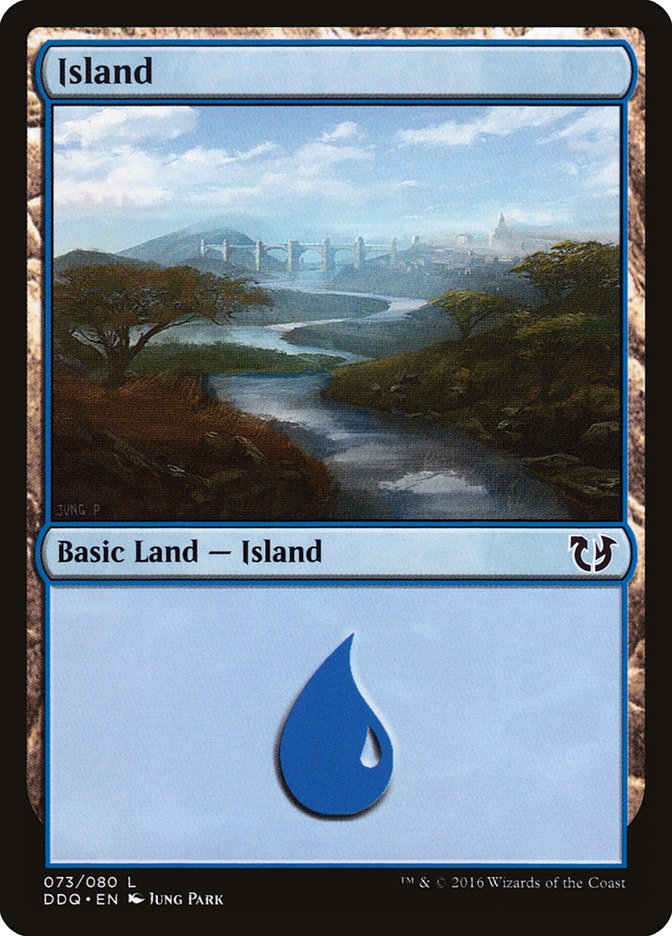 Island (73) [Duel Decks: Blessed vs. Cursed] | Jomio and Rueliete's Cards and Comics