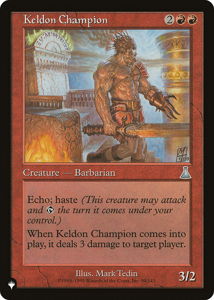 Keldon Champion [The List] | Jomio and Rueliete's Cards and Comics