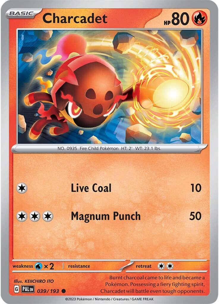 Charcadet (039/193) [Scarlet & Violet: Paldea Evolved] | Jomio and Rueliete's Cards and Comics