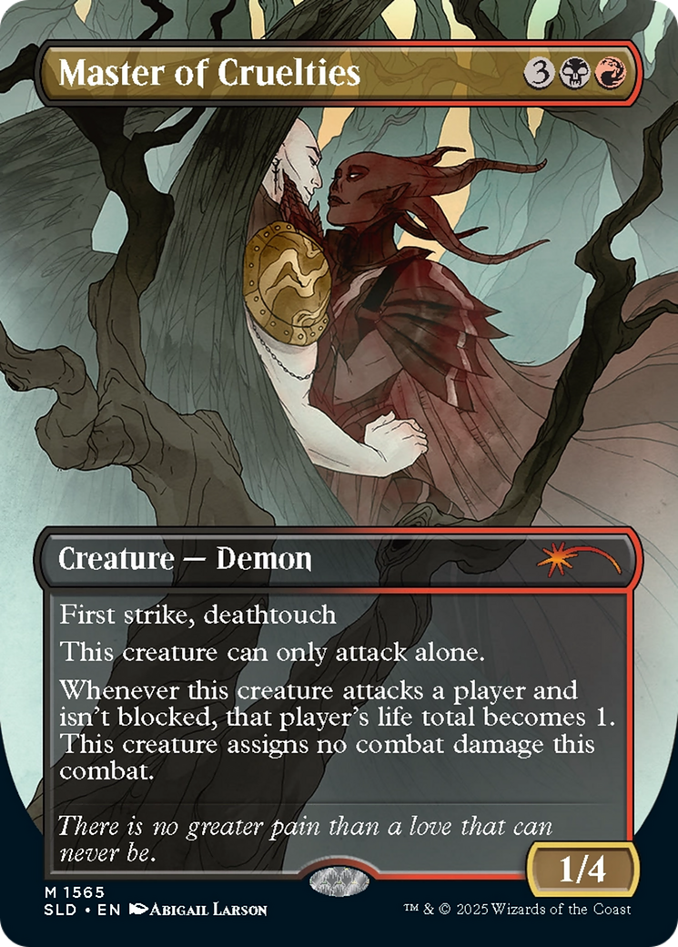 Master of Cruelties (Rainbow Foil) [Secret Lair Drop Series] | Jomio and Rueliete's Cards and Comics