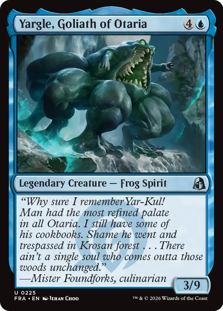 Yargle, Goliath of Otaria [Reality Fracture] | Jomio and Rueliete's Cards and Comics