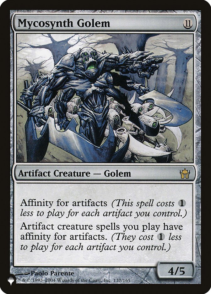Mycosynth Golem [The List] | Jomio and Rueliete's Cards and Comics