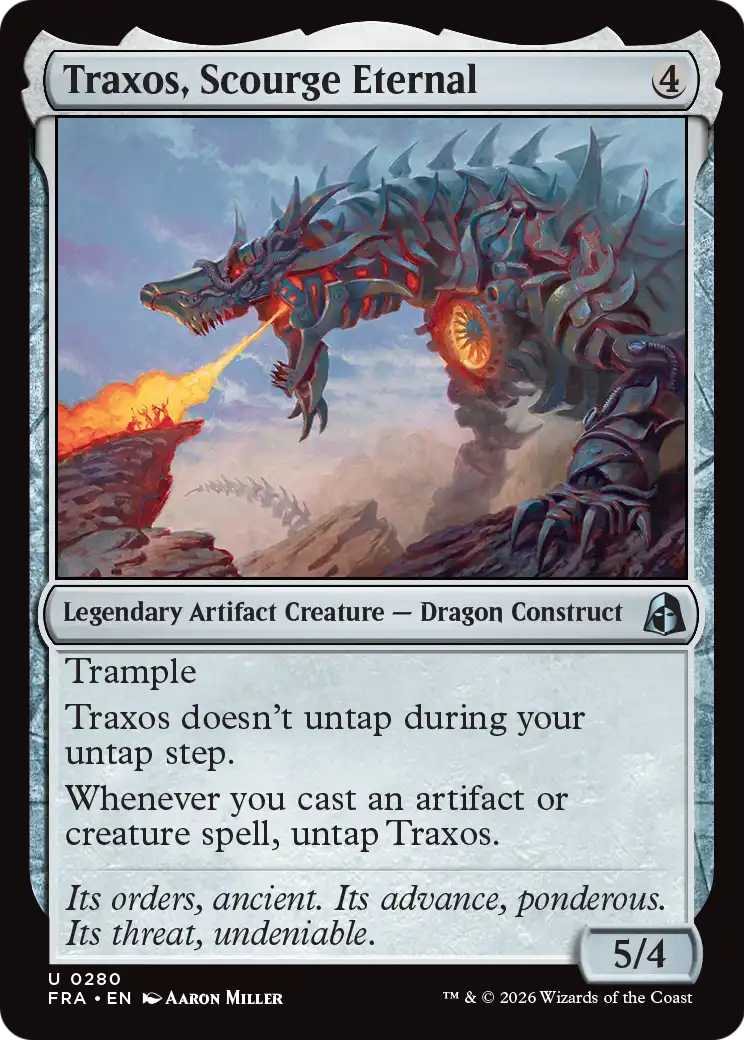 Traxos, Scourge Eternal [Reality Fracture] | Jomio and Rueliete's Cards and Comics