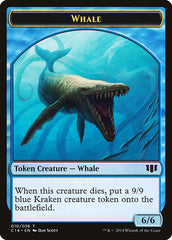 Whale // Zombie (011/036) Double-Sided Token [Commander 2014 Tokens] | Jomio and Rueliete's Cards and Comics