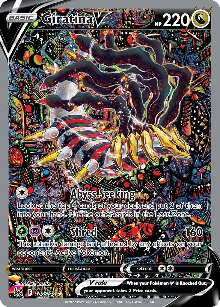 Giratina V (186/196) [Sword & Shield: Lost Origin] | Jomio and Rueliete's Cards and Comics