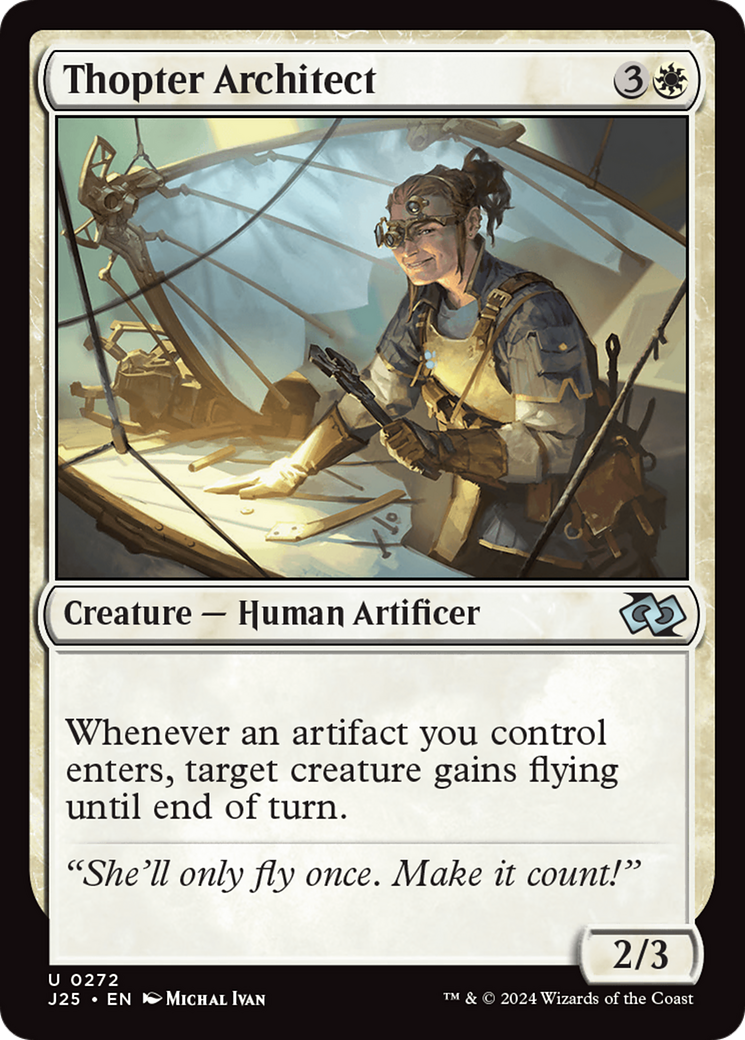 Thopter Architect [Foundations Jumpstart] | Jomio and Rueliete's Cards and Comics