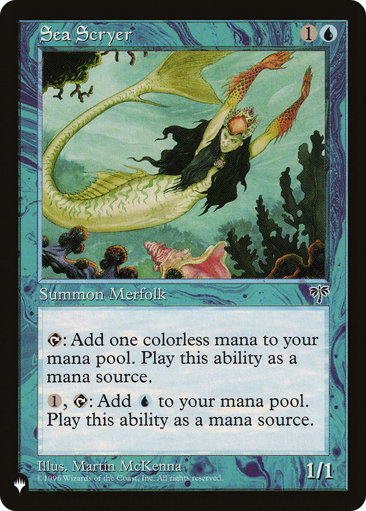 Sea Scryer [The List] | Jomio and Rueliete's Cards and Comics