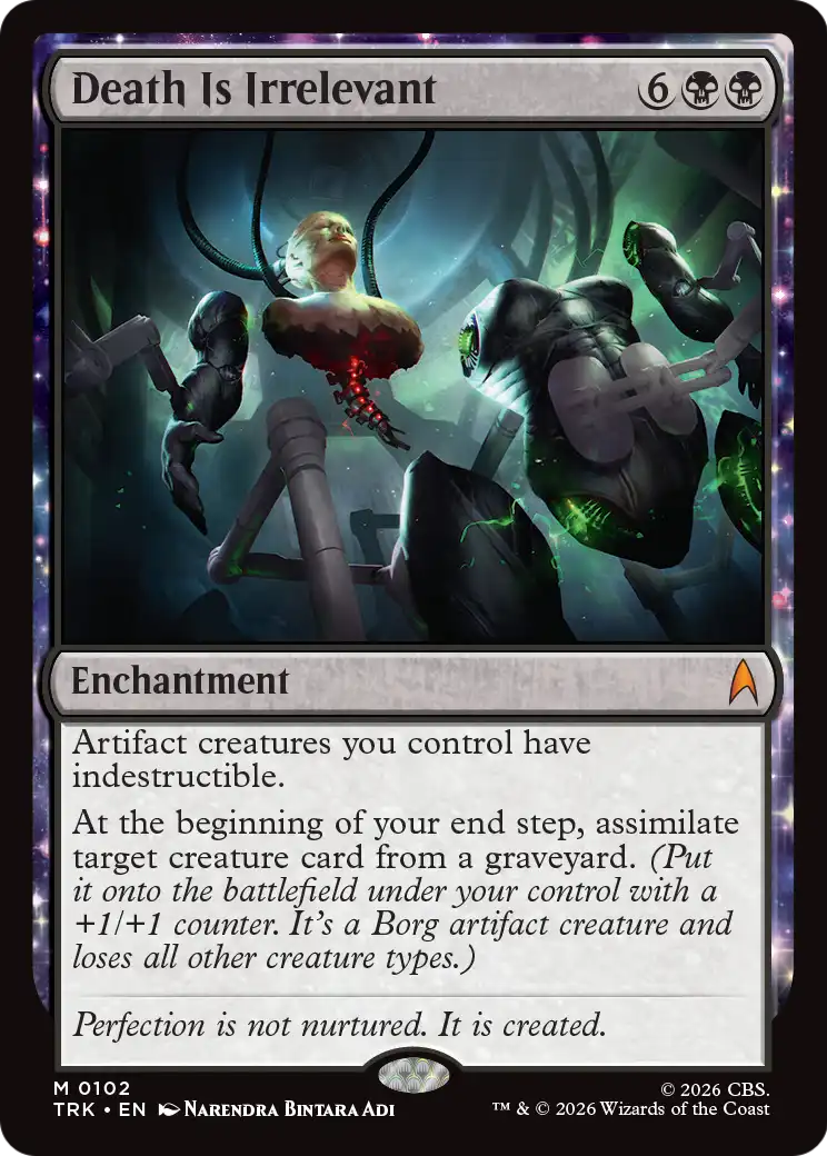 Death Is Irrelevant [Star Trek] | Jomio and Rueliete's Cards and Comics