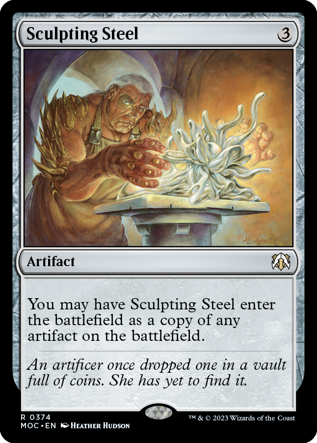 Sculpting Steel [March of the Machine Commander] | Jomio and Rueliete's Cards and Comics