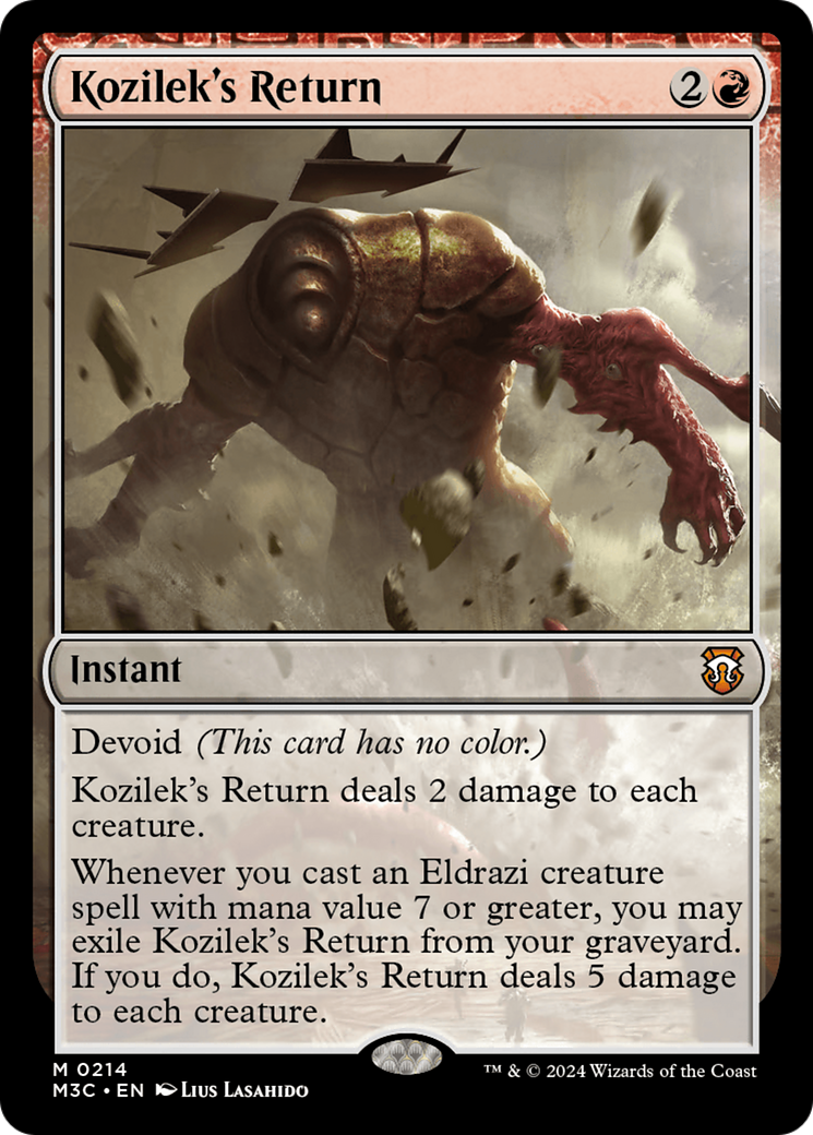 Kozilek's Return (Ripple Foil) [Modern Horizons 3 Commander] | Jomio and Rueliete's Cards and Comics