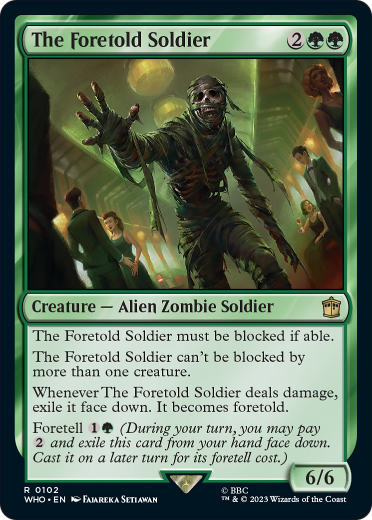 The Foretold Soldier [Doctor Who] | Jomio and Rueliete's Cards and Comics