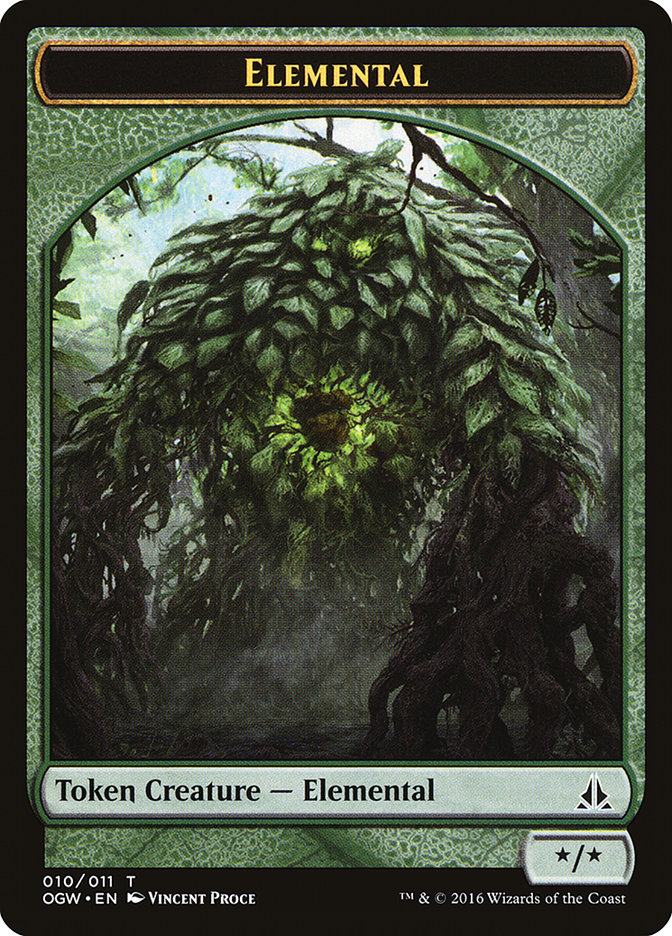 Elemental Token (010/011) [Oath of the Gatewatch Tokens] | Jomio and Rueliete's Cards and Comics