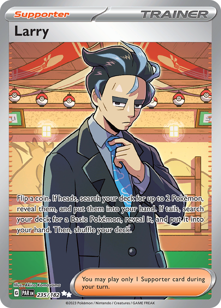 Larry (235/182) [Scarlet & Violet: Paradox Rift] | Jomio and Rueliete's Cards and Comics