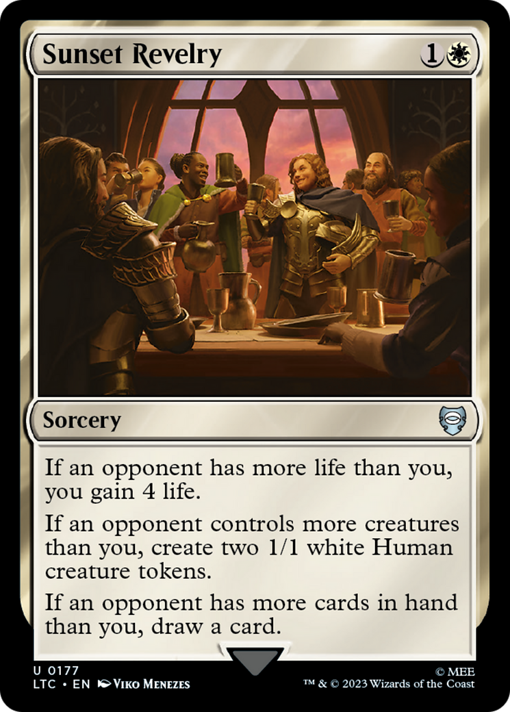 Sunset Revelry [The Lord of the Rings: Tales of Middle-Earth Commander] | Jomio and Rueliete's Cards and Comics