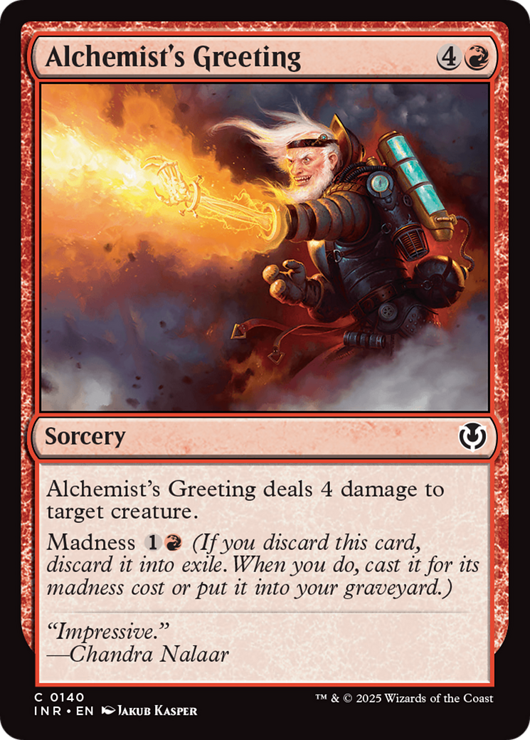 Alchemist's Greeting [Innistrad Remastered] | Jomio and Rueliete's Cards and Comics