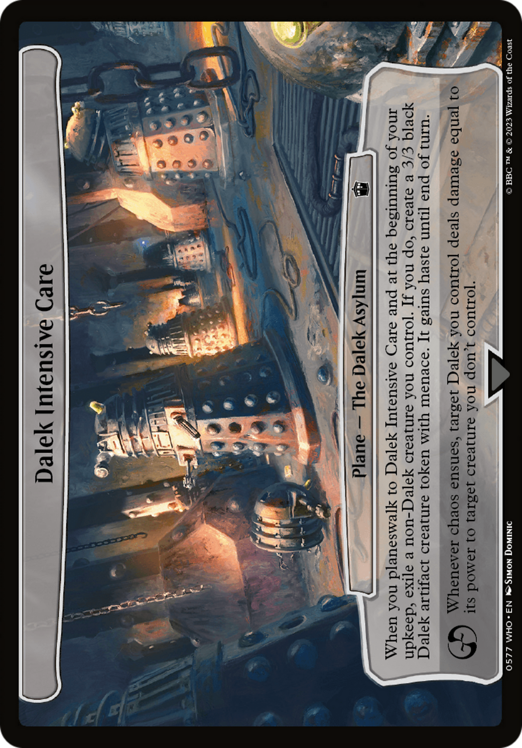 Dalek Intensive Care [Doctor Who] | Jomio and Rueliete's Cards and Comics