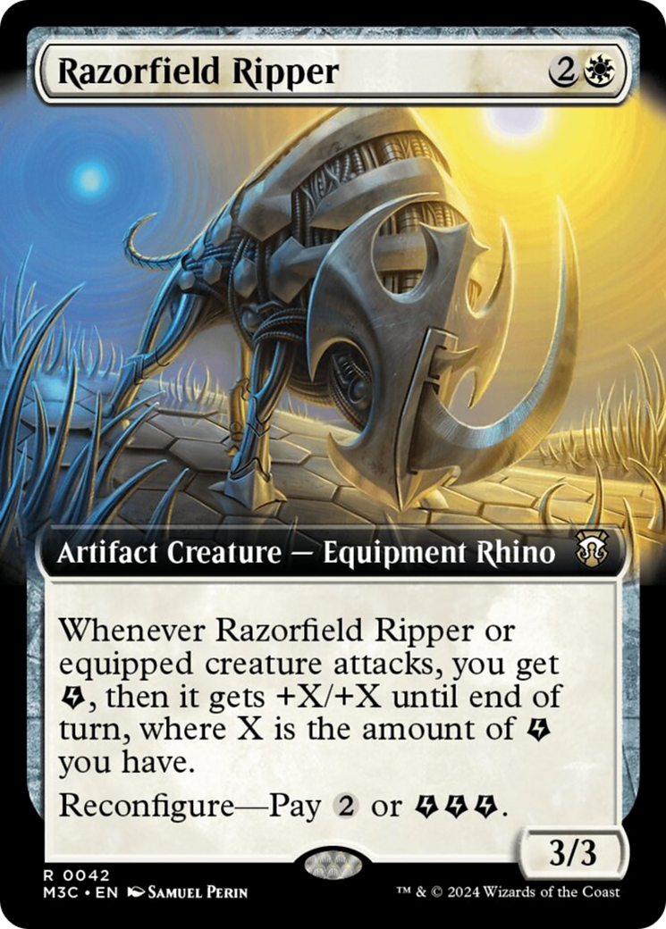 Razorfield Ripper (Extended Art) [Modern Horizons 3 Commander] | Jomio and Rueliete's Cards and Comics