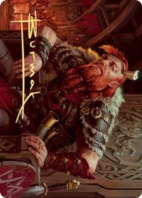 Arni Brokenbrow Art Card (Gold-Stamped Signature) [Kaldheim Art Series] | Jomio and Rueliete's Cards and Comics