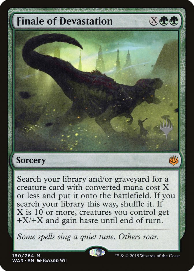 Finale of Devastation (Promo Pack) [War of the Spark Promos] | Jomio and Rueliete's Cards and Comics