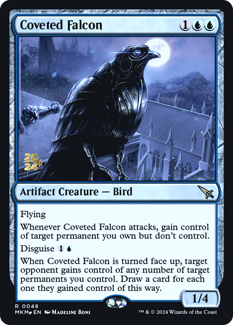 Coveted Falcon [Murders at Karlov Manor Prerelease Promos] | Jomio and Rueliete's Cards and Comics