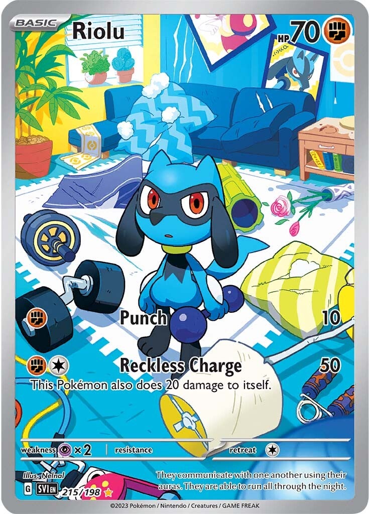 Riolu (215/198) [Scarlet & Violet: Base Set] | Jomio and Rueliete's Cards and Comics