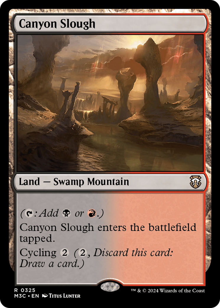 Canyon Slough (Ripple Foil) [Modern Horizons 3 Commander] | Jomio and Rueliete's Cards and Comics