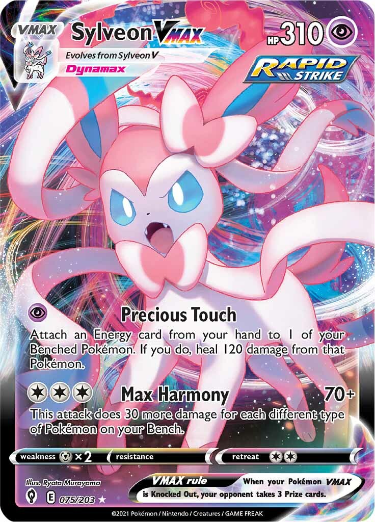 Sylveon VMAX (075/203) [Sword & Shield: Evolving Skies] | Jomio and Rueliete's Cards and Comics