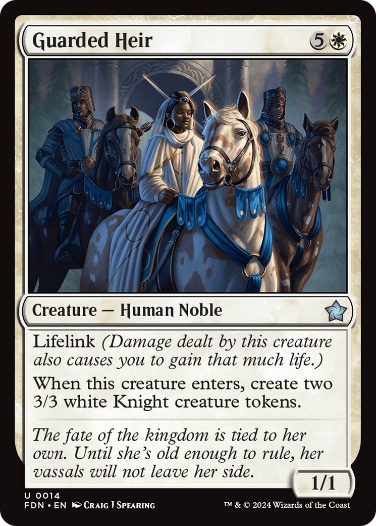 Guarded Heir [Foundations] | Jomio and Rueliete's Cards and Comics