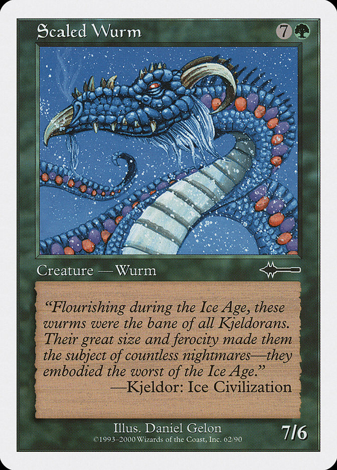 Scaled Wurm [Beatdown] | Jomio and Rueliete's Cards and Comics