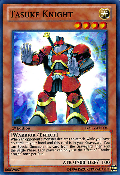 Tasuke Knight [GAOV-EN004] Super Rare | Jomio and Rueliete's Cards and Comics