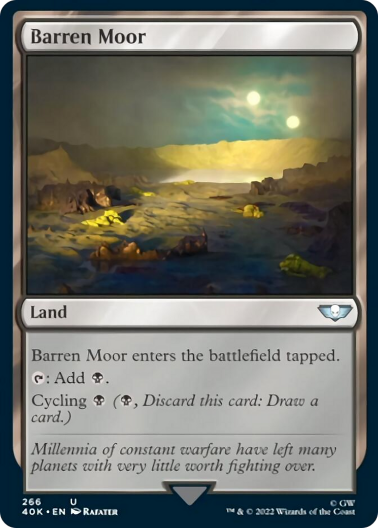 Barren Moor [Warhammer 40,000] | Jomio and Rueliete's Cards and Comics