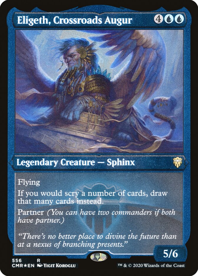 Eligeth, Crossroads Augur (Etched) [Commander Legends] | Jomio and Rueliete's Cards and Comics